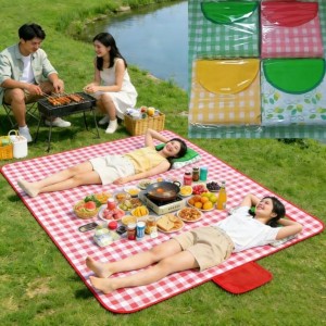 Tapete para Picnic Tamaño Grande 1.5 × 2 m con Diseños Surtidos por Mayoreo