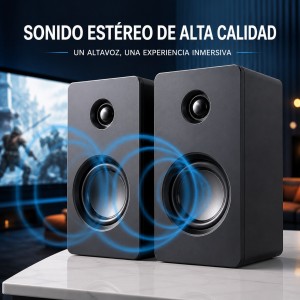 Bocinas Estéreo Multimedia para PC por Mayoreo
