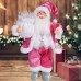 Dale vida a tu decoración navideña con estos Santa Claus animados que se mueven y reproducen melodías festivas. Perfectos para crear un ambiente alegre y mágico en el hogar, tiendas o eventos. Venta al por mayor CL-8700 