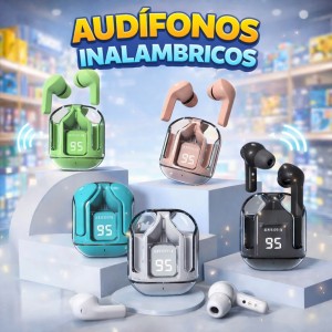 Audífonos Inalámbricos Bluetooth con Pantalla Digital por Mayoreo CL-AUD7069