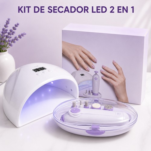 Kit de Lámpara UV y Limador de Uñas por Mayoreo Kit de Lámpara UV y Limador de Uñas por Mayoreo