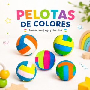 Balón de voleibol número 5 ideal para entrenamiento y recreación. Colores surtidos y diseño deportivo. Venta por mayoreo