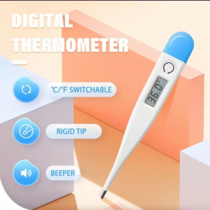 Termómetro inteligente electrónico con pantalla digital para medir la temperatura corporal. Mayoreo CL-DIG-01