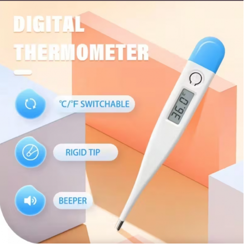 Termómetro inteligente electrónico con pantalla digital para medir la temperatura corporal. Mayoreo CL-DIG-01