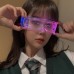 Lentes LED que brillan con luz, gafas futuristas cyberpunk que cambian de color. Para disfraces, fiestas, conciertos y eventos nocturnos. Venta al por mayor 
