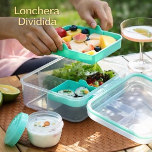 Lonchera Hermética con Divisiones y Contenedor Interno por Mayoreo CL-JR1987