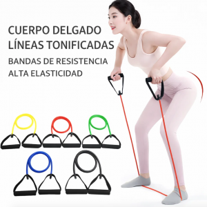 Ligas de resistencia para ejercicio multifuncional Ideal para entrenamiento en casa o gimnasio. Venta por mayoreo CL-JT080