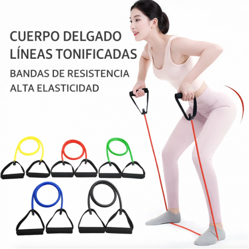 Ligas de resistencia para ejercicio multifuncional Ideal para entrenamiento en casa o gimnasio. Venta por mayoreo CL-JT080