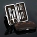 Kit de manicure 7 en 1 con cortauñas, tijeras y herramientas de cuidado personal en estuche compacto. Ideal para uso personal, viajes. Venta al por mayor. CL-LM7002