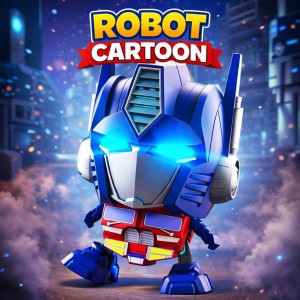 Robot Juguete con Luces LED Estilo Caricatura | Venta por Mayoreo CL-NO-LD306