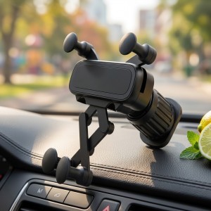 Soporte para Celular de Auto con Gancho Corto para Rejilla y Brazos de Sujeción por Mayoreo