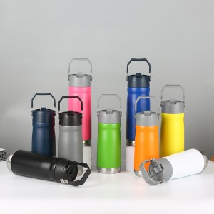 Termo portátil de 700 ml icon  asa superior para fácil transporte para uso diario, escuela, oficina, gimnasio, viajes y actividades al aire libre. Venta al por mayor. CL-ST003