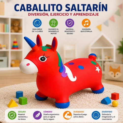Caballito Saltarín Inflable para Niños por Mayoreo