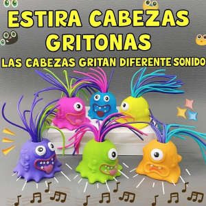 Juguete antiestrés con forma de monstruo de silicón, colores surtidos. Suave, elástico y relajante, ideal para niños y adultos. Venta al por mayor CL-WJ1338