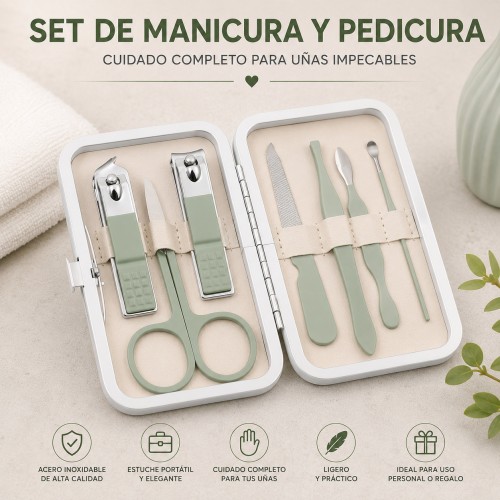Set de Manicura y Pedicura Portátil por Mayoreo