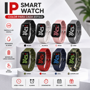 Reloj Electrónico IP DZB-2362 Arcoíris