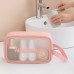 Trio cosmetiquera bolsa de cosméticos portátil, impermeable, para viaje al por mayor 