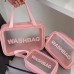 Trio cosmetiquera bolsa de cosméticos portátil, impermeable, para viaje al por mayor 
