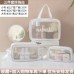 Trio cosmetiquera bolsa de cosméticos portátil, impermeable, para viaje al por mayor 