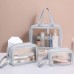 Trio cosmetiquera bolsa de cosméticos portátil, impermeable, para viaje al por mayor 