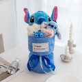 Arreglo peluche Stitch muñecos decorativos modelo CQ-3003, regalo original para pareja, niños y San Valentin. Venta por mayoreo 