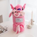 Arreglo peluche Stitch muñecos decorativos modelo CQ-3003, regalo original para pareja, niños y San Valentin. Venta por mayoreo 