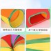 Túnel interactivo para gatos con diseño plegable y colores vivos. Fabricado en material resistente y fácil de limpiar, con múltiples entradas y salidas que fomentan el ejercicio venta al por mayor CW111
