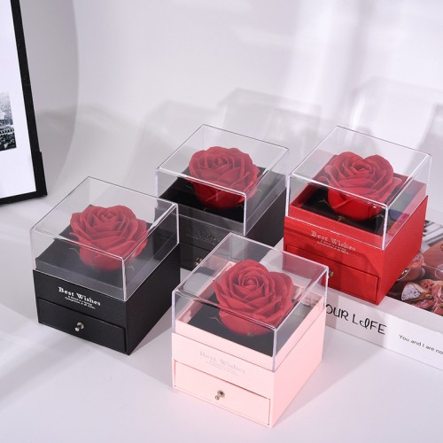 Rosa eterna en cajita incluye bolsa de regalo, tarjeta y accesorios decorativos. Ideal para regalos románticos, aniversarios, San Valentín. Venta al por mayor CY1022 Rosa eterna en cajita incluye bolsa de regalo, tarjeta y accesorios decorativos. Ideal para regalos románticos, aniversarios, San Valentín. Venta al por mayor CY1022