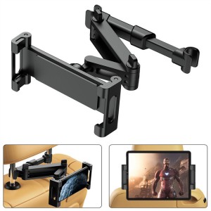 Soporte ajustable para tablet de 5.5 a 13.9 pulgadas para asiento trasero de auto, ajustable y antideslizante Venta por mayoreo 