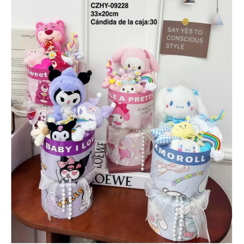 Ramo de peluche de Sanrio CZHY-09228. Venta al por mayor Ramo de peluche de Sanrio CZHY-09228. Venta al por mayor