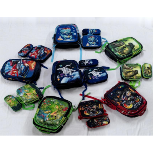 Combo de mochilas para niños con luz, 10 modelos surtidos, TAMANO: 32x41x21CM, 24x21x9CM , 23x10x6CM BAG321
