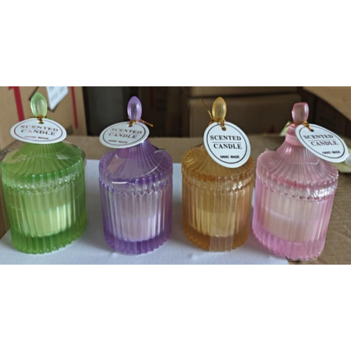 Vela de yurta mediana de 100 g, color esmerilado colorido XX408 