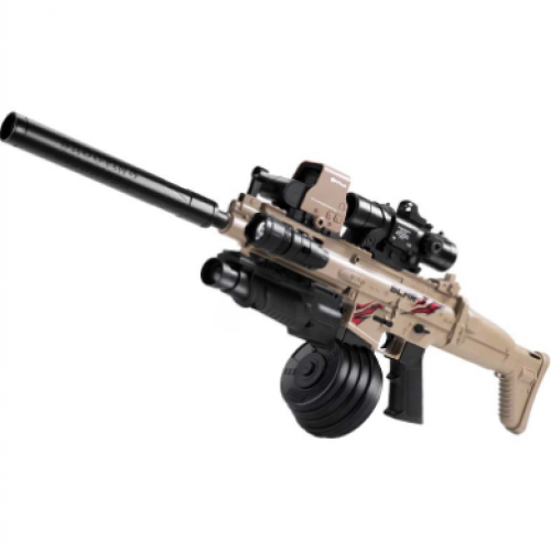 Pistola de disparos leves de  juguete  totalmente automática para niños