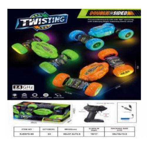 Coche de control remoto eléctrico rc, coche de deformación, coche de escalada todoterreno, mini coche giratorio, coche de juguete para niños, regalo al por mayor de Año Nuevo