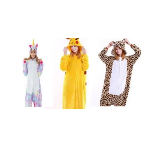 Pijamas de picachu, unicornio, tigre 83302A