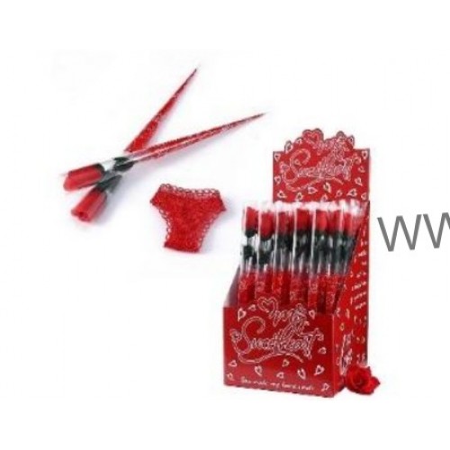 Set de flor roja y ropa interior de encaje 692273