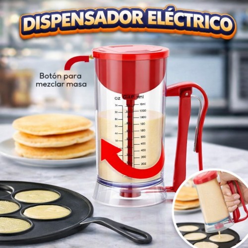 Dispensador y Batidor Eléctrico para Masa de Hotcakes Venta por Mayoreo D-20214