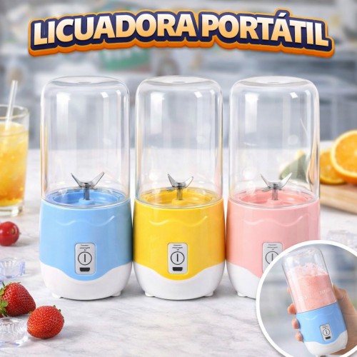 Licuadora Portátil Recargable para Jugos y Smoothies Venta por Mayoreo D-20261 Licuadora Portátil Recargable para Jugos y Smoothies Venta por Mayoreo D-20261