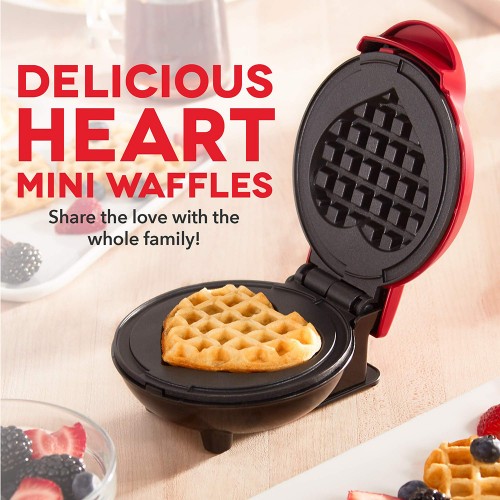 Mini wafflera en forma de corazón 882583