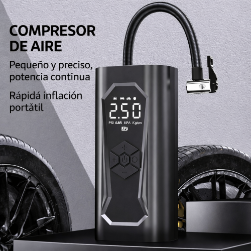 Bomba de aire portátil con cable D-20936