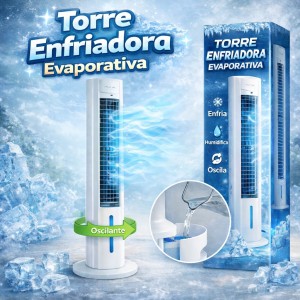 Ventilador Enfriador Evaporativo con Depósito de Agua y Función Oscilante – Venta por Mayoreo D-20951