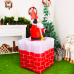 Muñeco inflable de Santa Claus que sube y baja en chimenea 1.6mts D-21006