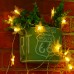 Serie de luces LED decorativas en forma de flores – Guirnalda luminosa cálida de 20LED para interiores y eventos Por Mayoreo S-60255