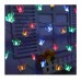 Serie de mariposas de colores 20LEDS, 4metros color hilo transparente D-21384