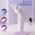 Equipo de belleza Instrumento de introducción de agua microcristal para esencia faciales con luz USB D-21558
