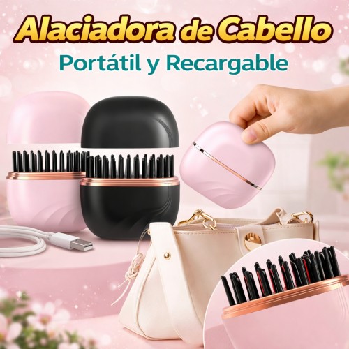 Alaciadora de Cabello Portátil Recargable por Mayoreo D-21565