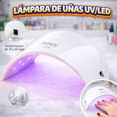 Lámpara UV LED para Secado de Uñas Gel Venta por Mayoreo D-21607