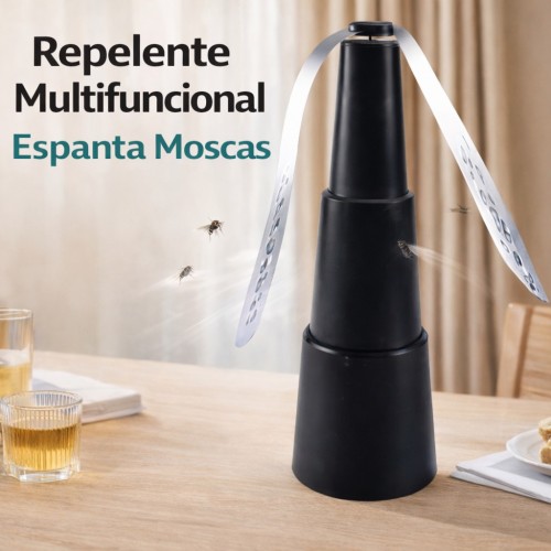 Ventilador Repelente de Mosquitos Portátil con Aspas Suaves, Silencioso y Recargable para Mesa, Mayoreo D-21611 