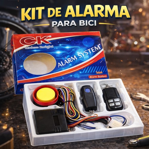 Kit de Alarma Antirrobo para Bicicleta con Control Remoto Venta por Mayoreo D-21766