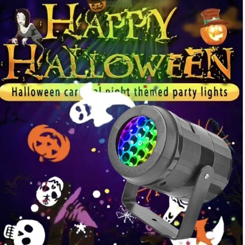 Proyector de halloween luces LED con diseños variados, ideal para exteriores, decoración festiva, venta al por mayor, D-21833